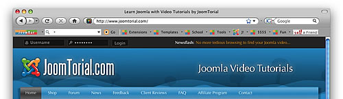 JoomBar Toolbar